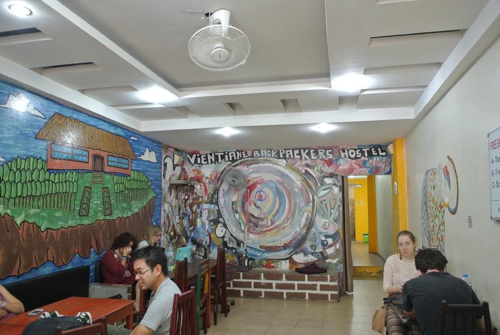Vientiane Backpackers Hostel Eksteriør bilde